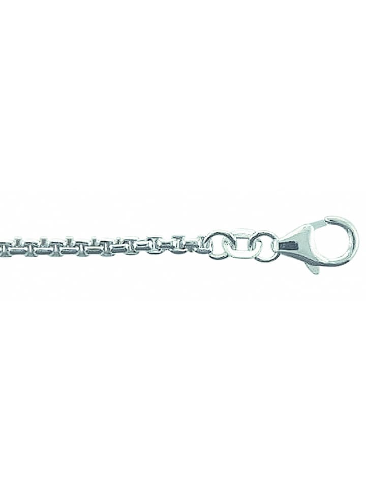 Damen 925 Silber Halskette 45 cm Ø 2 mm in silber