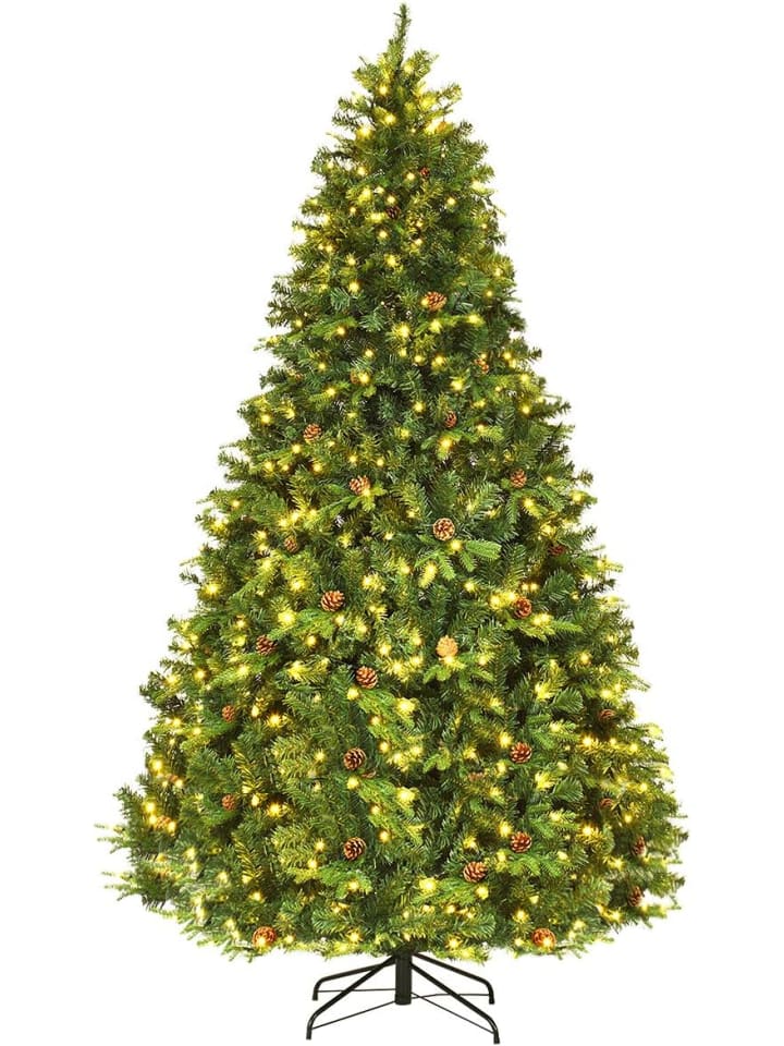 240cm LED Künstlicher Weihnachtsbaum in Grün