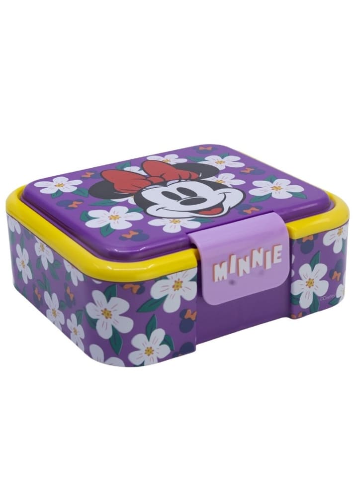 Disney Minnie Mouse Kinder Brotdose – Lunchbox Pausenbox Schulbrotbox in Lila