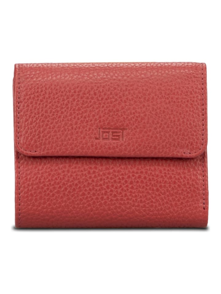 Vika Geldbörse RFID Schutz Leder 10.5 cm red