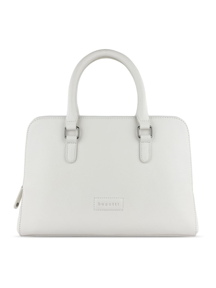 Elsa Handtasche Leder 32 cm weiß