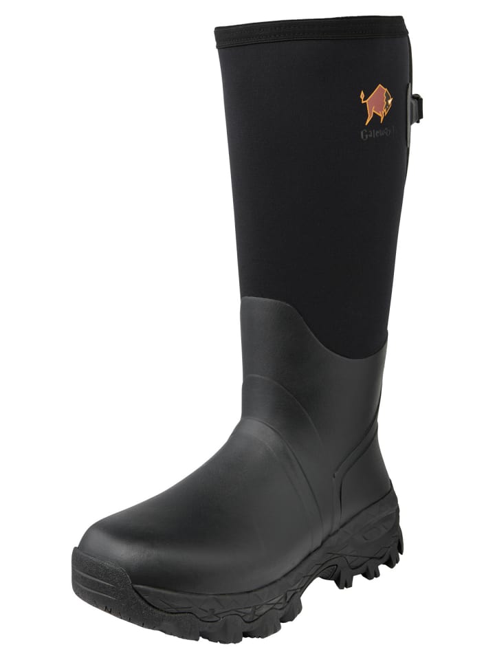 Gummistiefel Woodwalker 18" 4mm in schwarz in schwarz