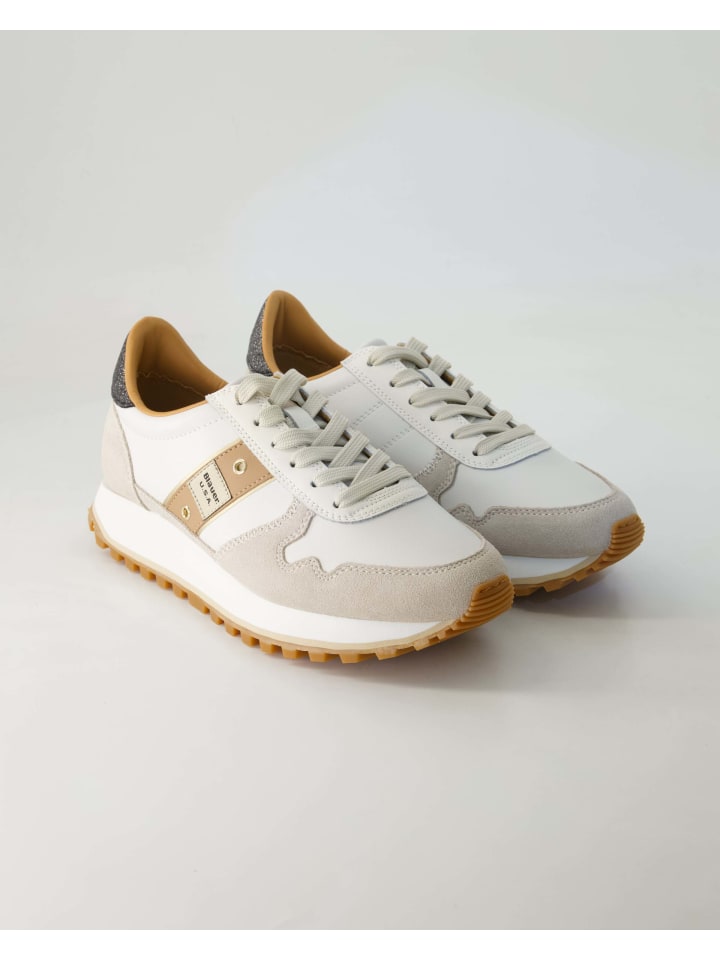 Weiß Polyurethan Damen Sneaker Ready to Dazzle