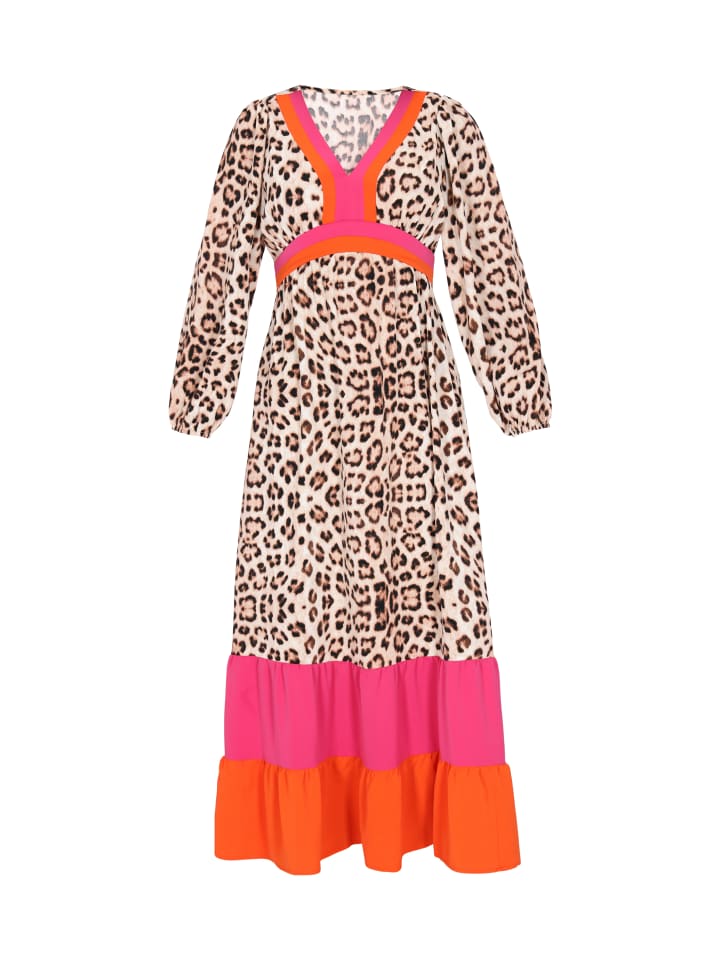 Women Dress in brown multicolor