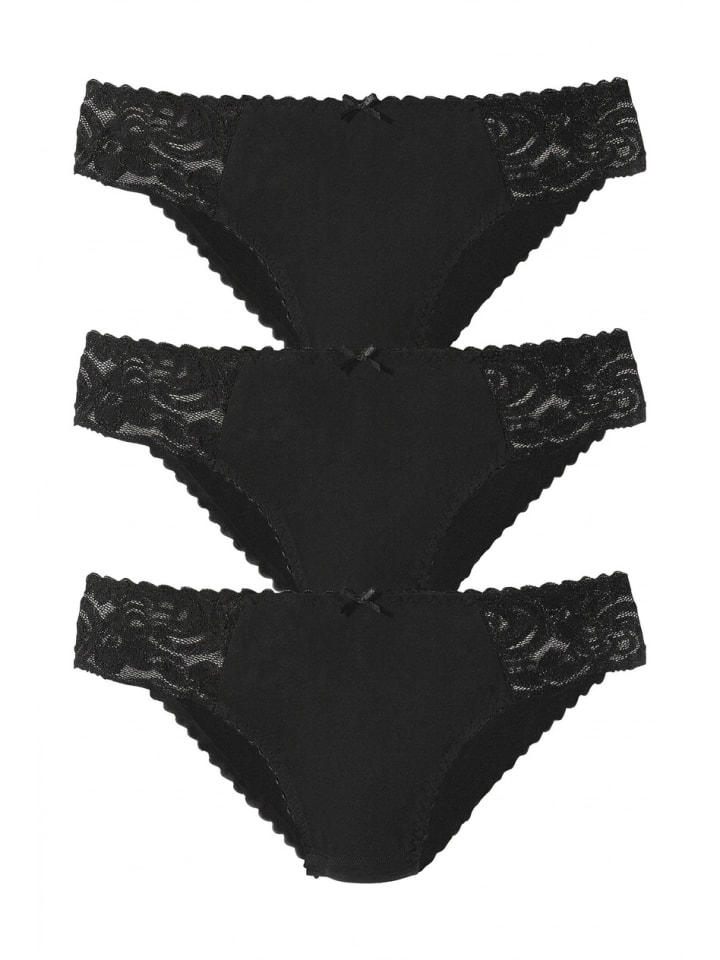 Jazz-Pants Slips in schwarz