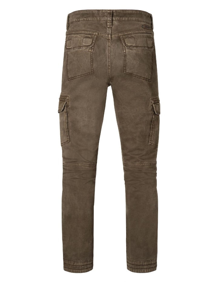 Timezone Cargo Denim Slim Fit Stretch | Jeans kaufen in Regular Hose Beige günstig limango BenTZ