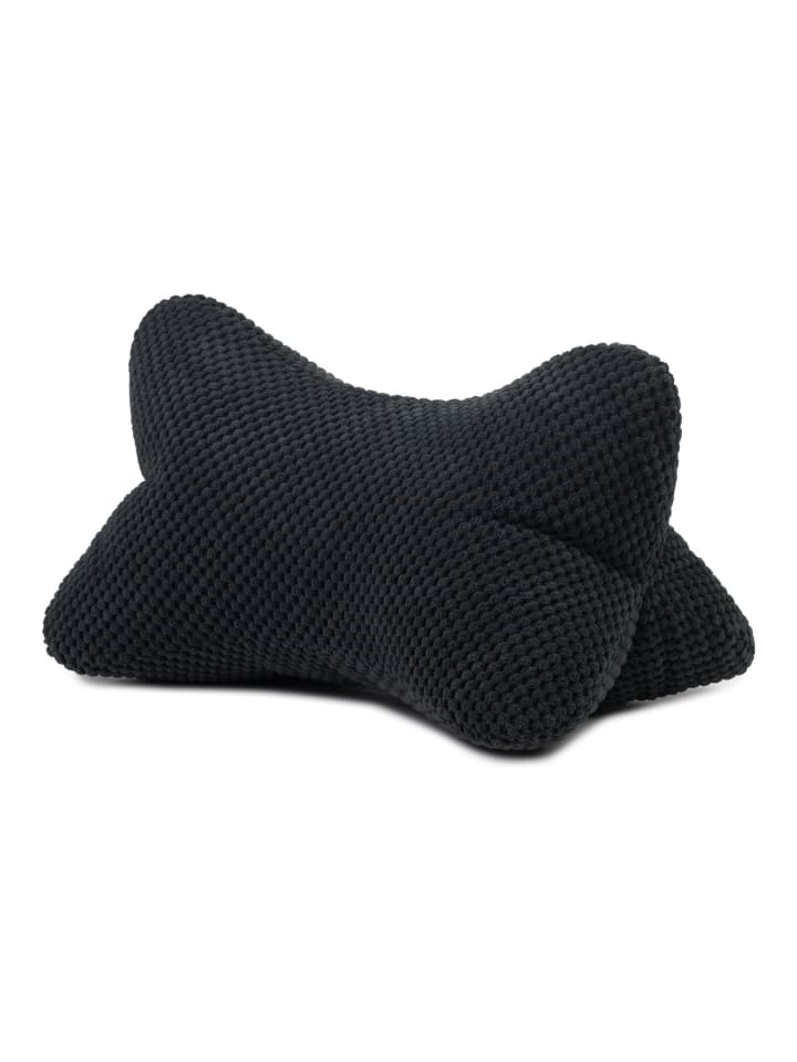 Leseknochen / Lesekissen Sven Ambiente Mikrofaser Schwarz