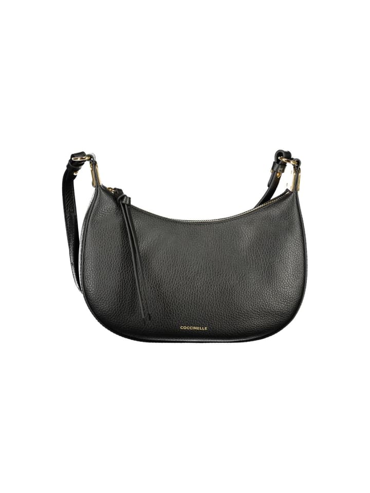 Schwarz Leder Damen Handtasche