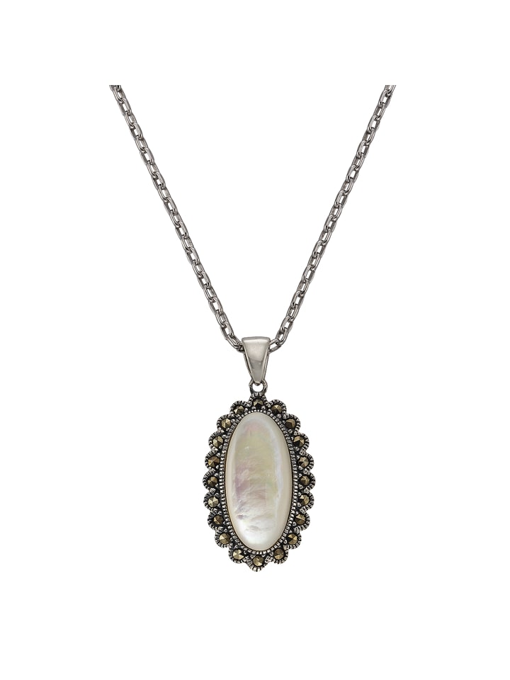 925/- Sterling Silber in schwarz