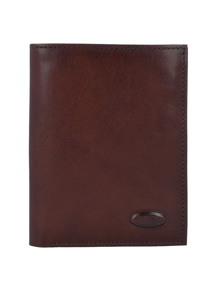 Monte Rosa Geldbörse RFID Leder 9,5 cm braun