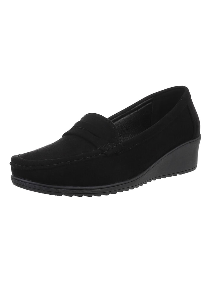 Halbschuh in Schwarz