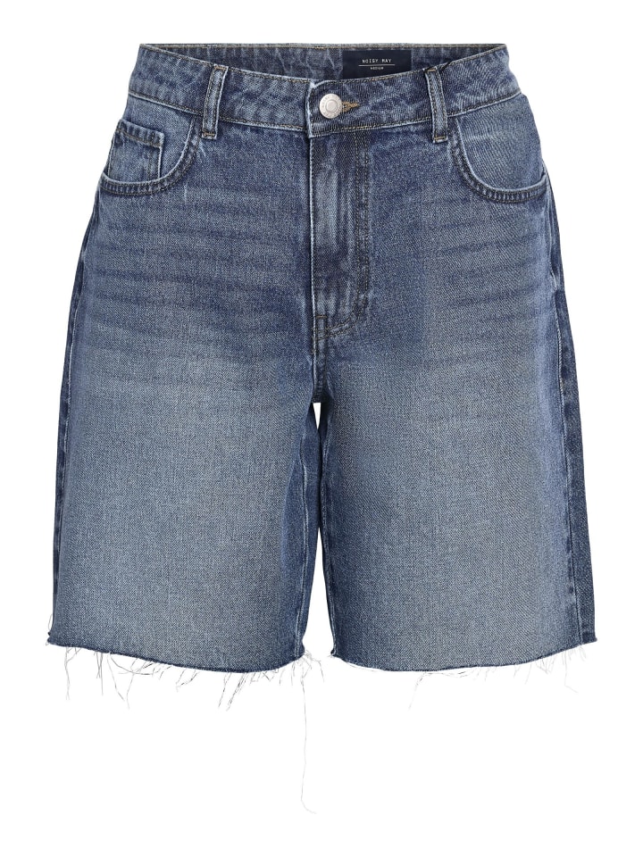 Jeansshorts in Medium Blue Denim