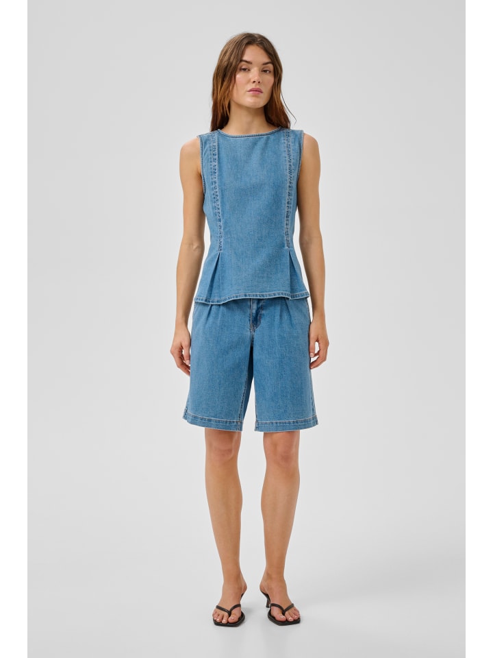 Jeansshorts MWLara Loose fit in Medium Blue Wash