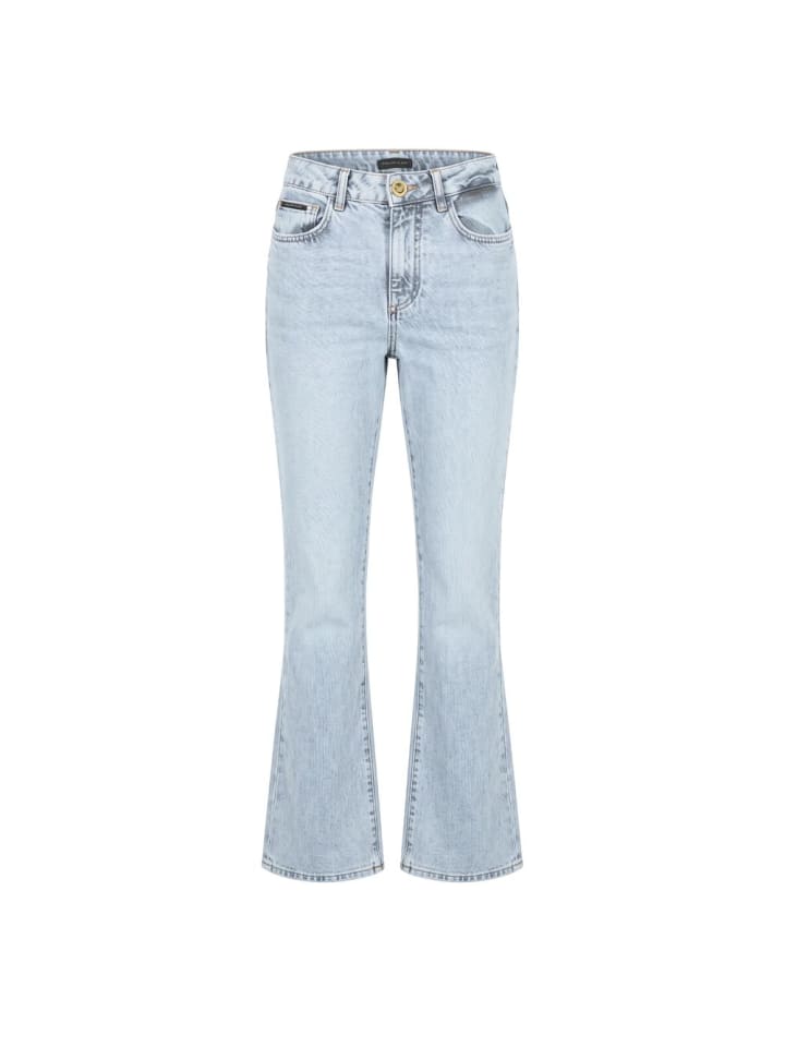 Blau Baumwolle Damen Jeans