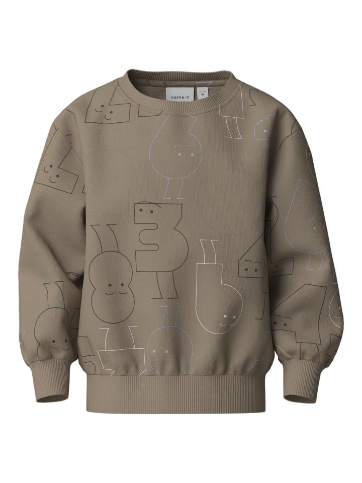 Sweatshirt Nmmolydan in dune