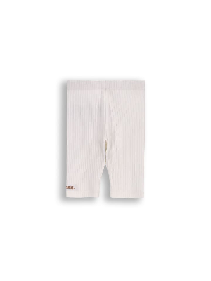 Kurze Leggings in ecru