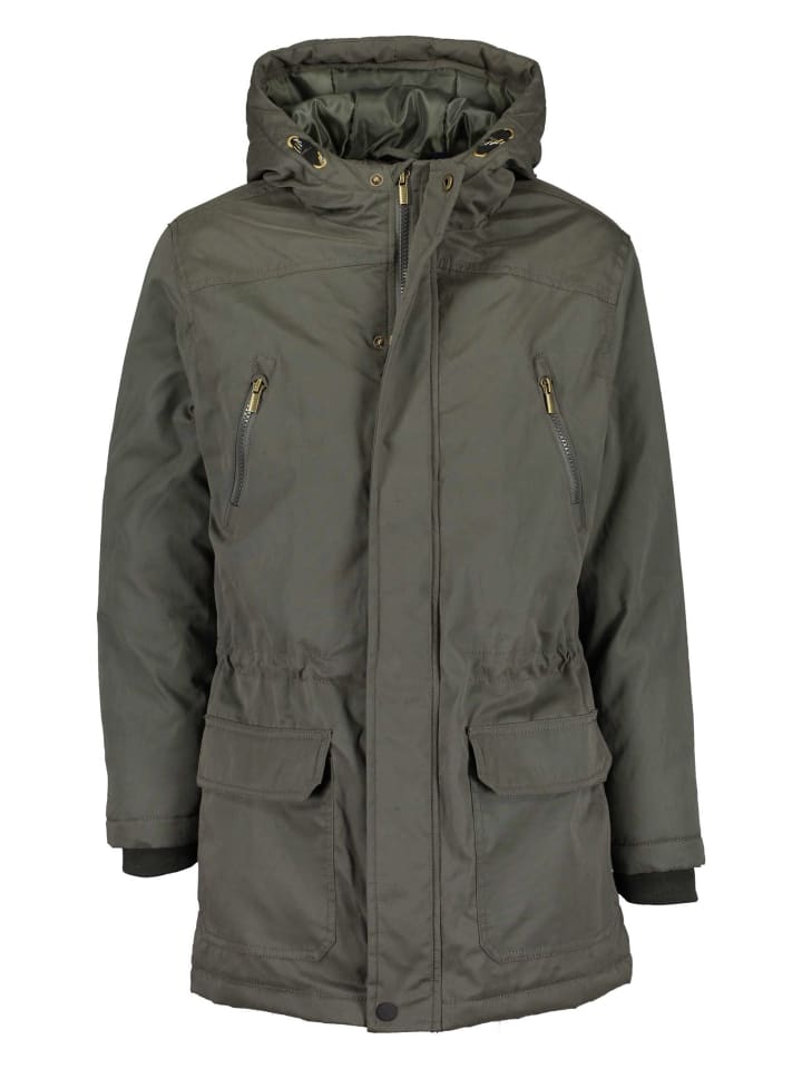 Mädchen Parka mit Kapuze in Grün
