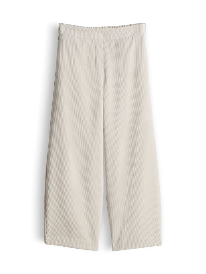 Cisilia curved corduroy Hose in Natural Glaze