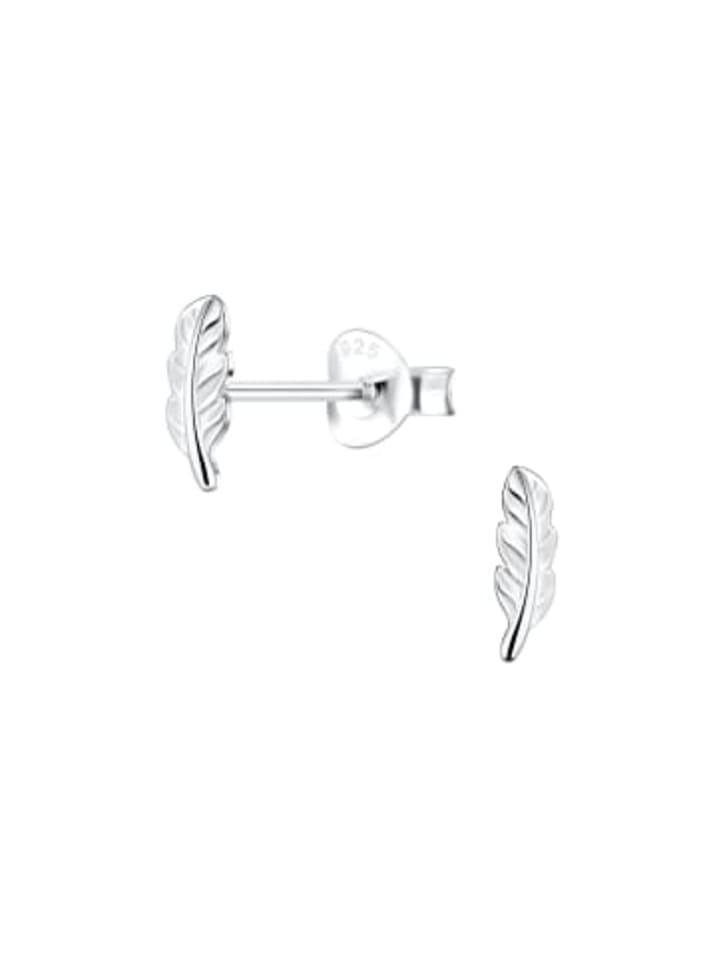 Ohrstecker FEDER in 925 Sterling Silber, 2-tlg.