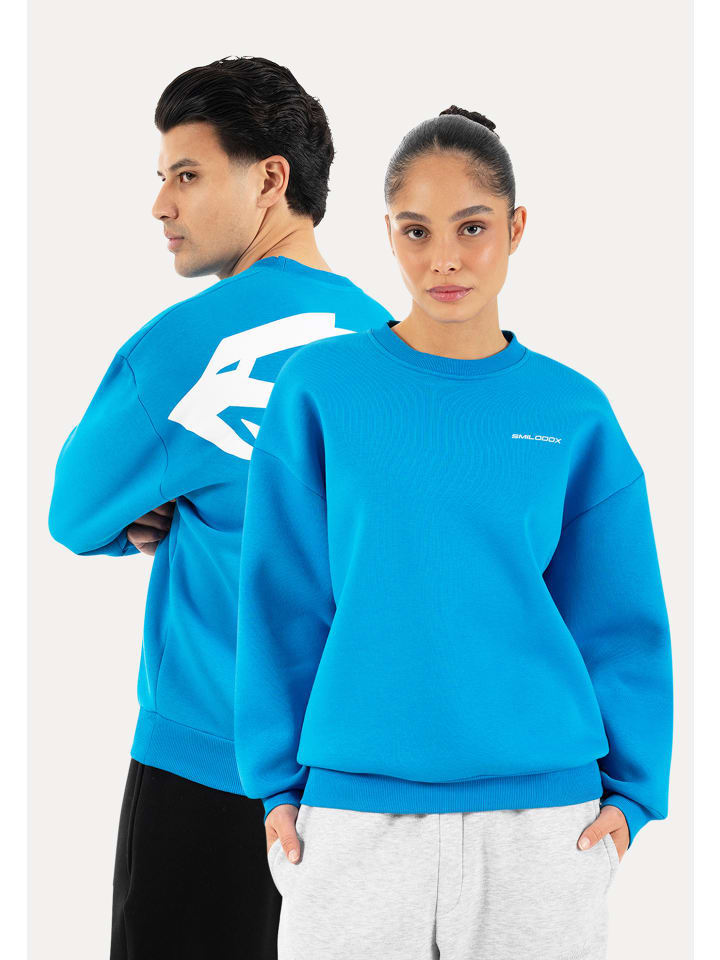 Unisex Oversize Sweatshirt Tane in Blau