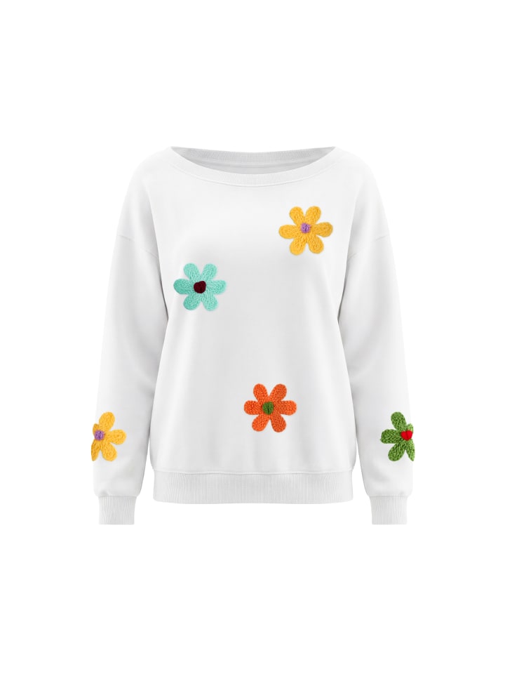 Women Sweatshirt in White