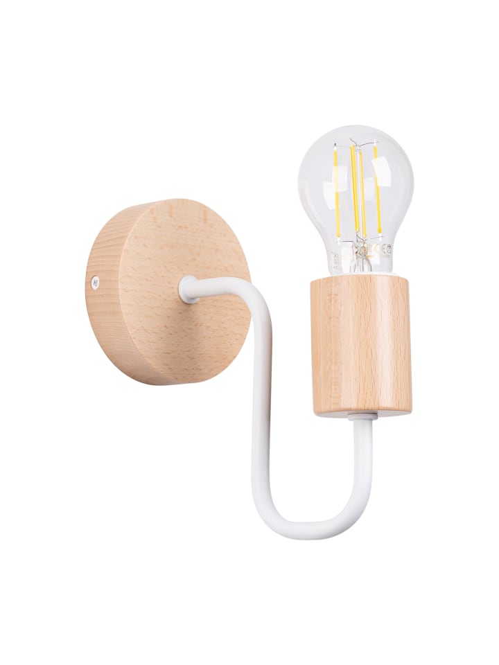 Wandlampe DAZZLE weiß H 18,5 cm
