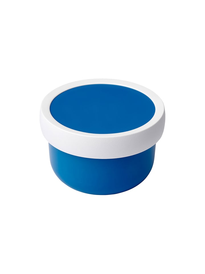 Fruchtbox mit Gabel Campus in Blau 300 ml