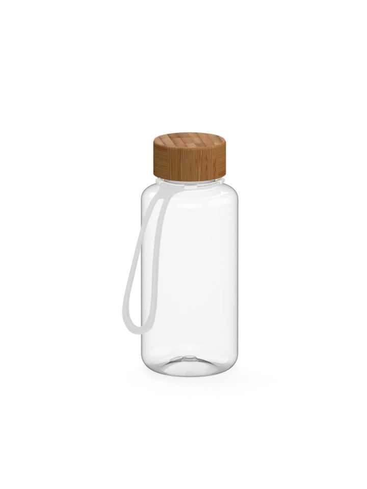 Trinkflasche "Natural" in transparent inkl. Strap - 700 ml