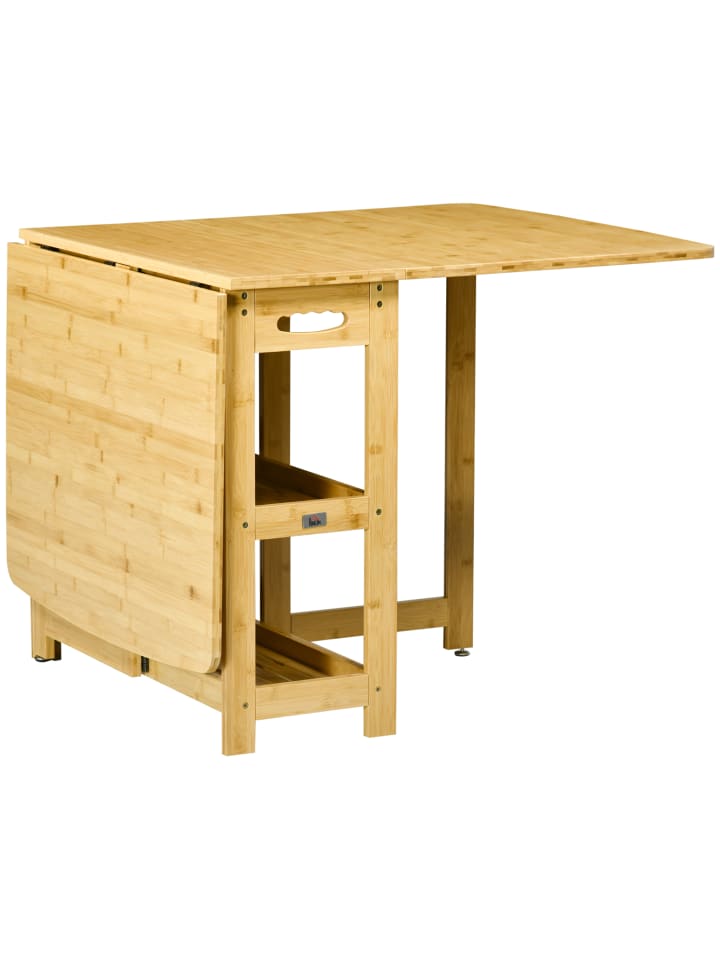 Klapptisch in Naturholz 149,5L x 80B x 73,5H cm
