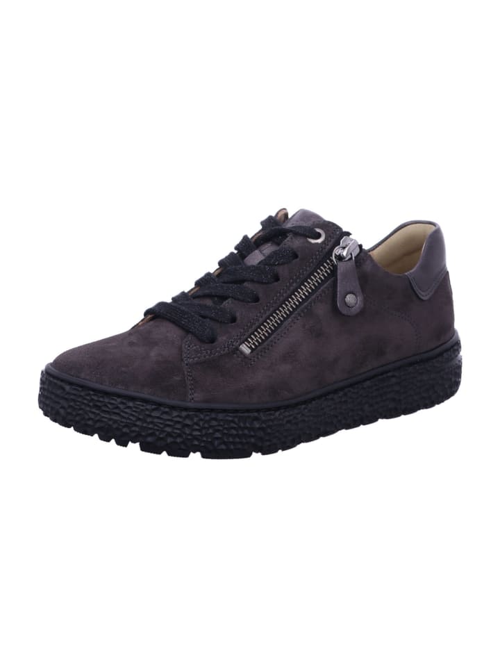 Komfort Schnürschuh in grau