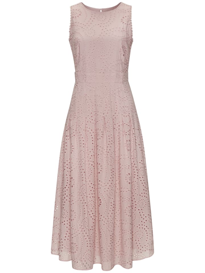 Spitzenkleid in mauve