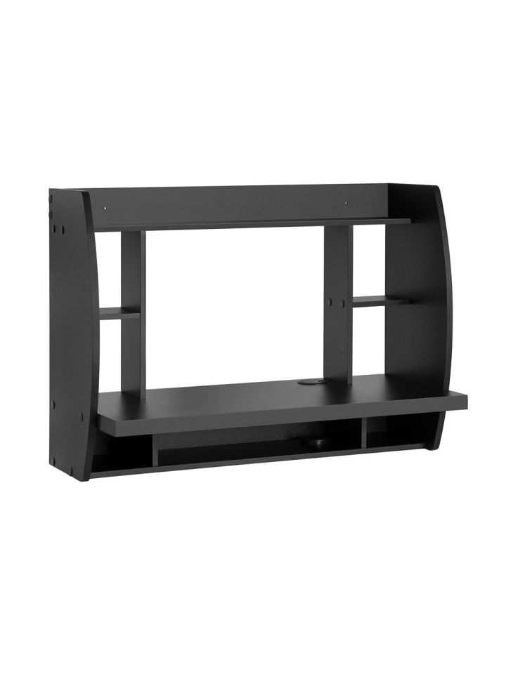 Wandschreibtisch in Schwarz - (W) 39 x (H) 60 x (L) 82 cm