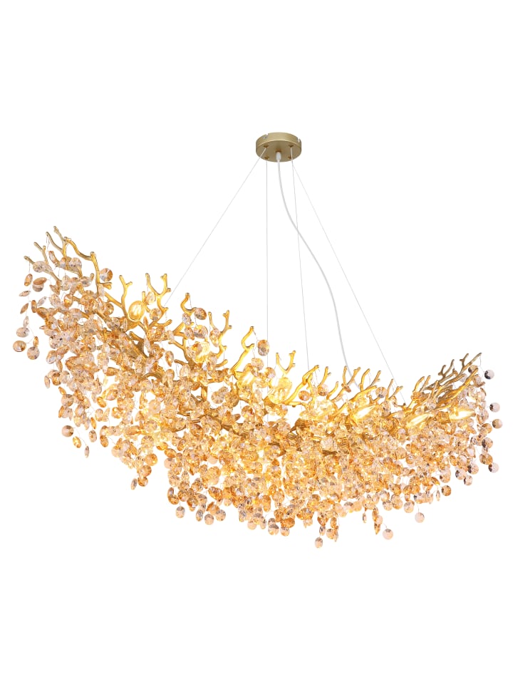 Luster "QUEENA" in gold