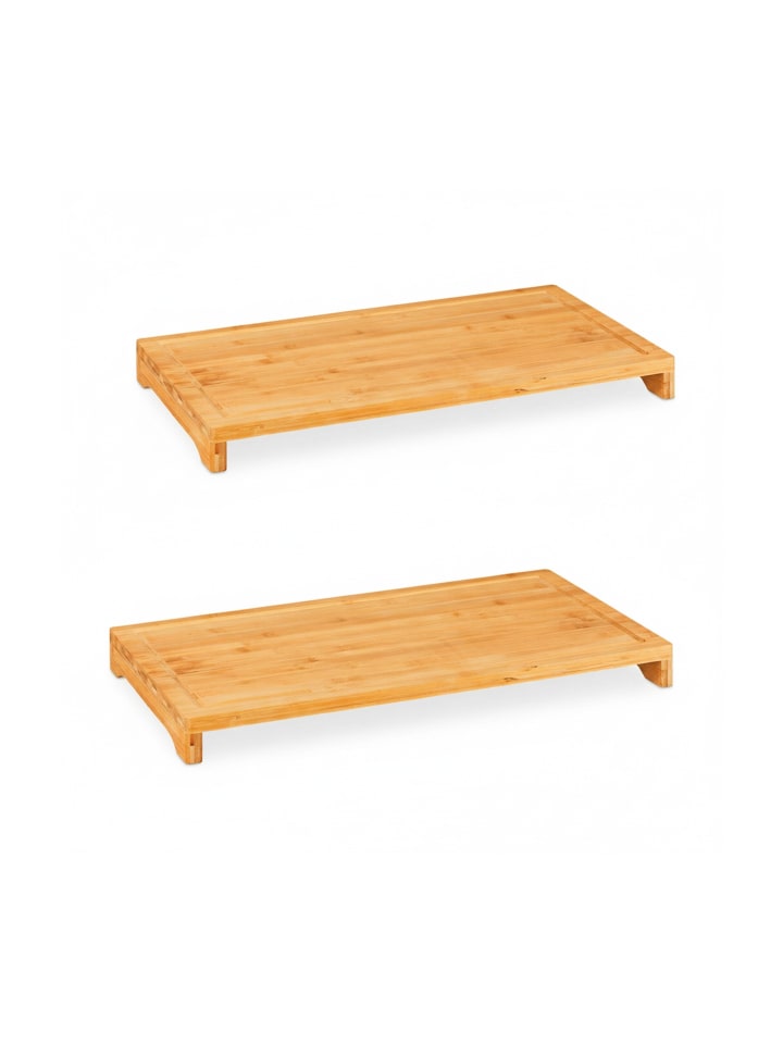 2x Schneidebrett in Natur - (B)52 x (H)5 x (T)29 cm