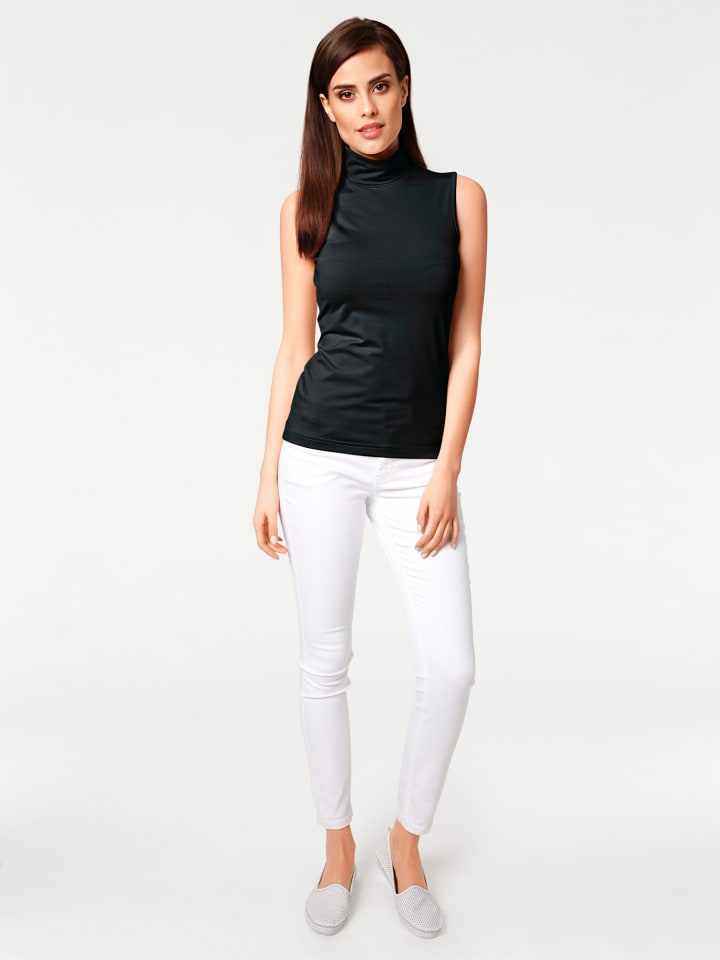 Shirttop in schwarz