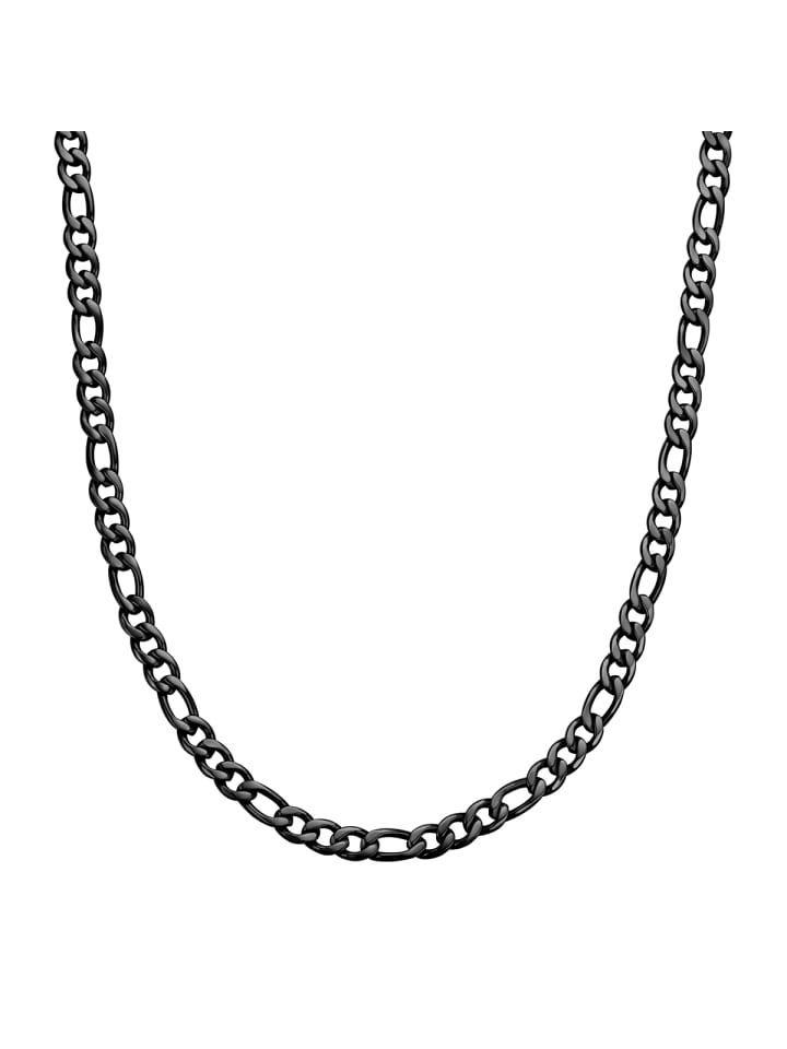 Halskette aus Edelstahl in schwarz
