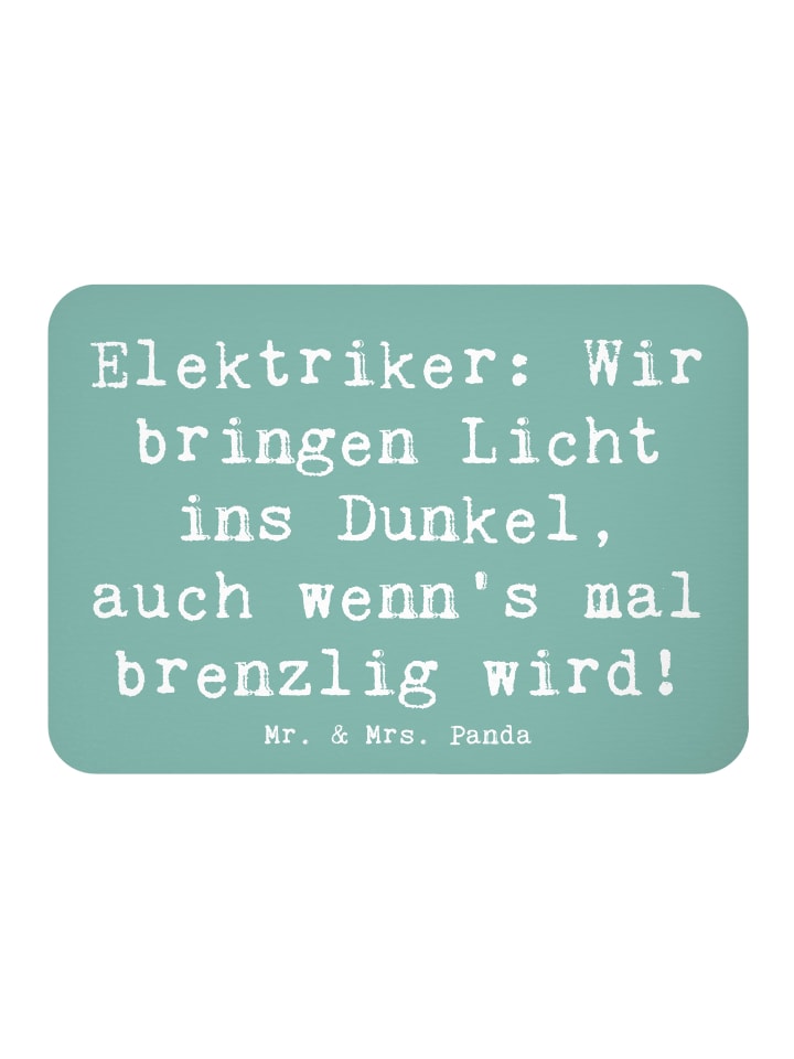 Notizhalter Spruch Elektriker Lichtbringer mit ... in Meeresbrise