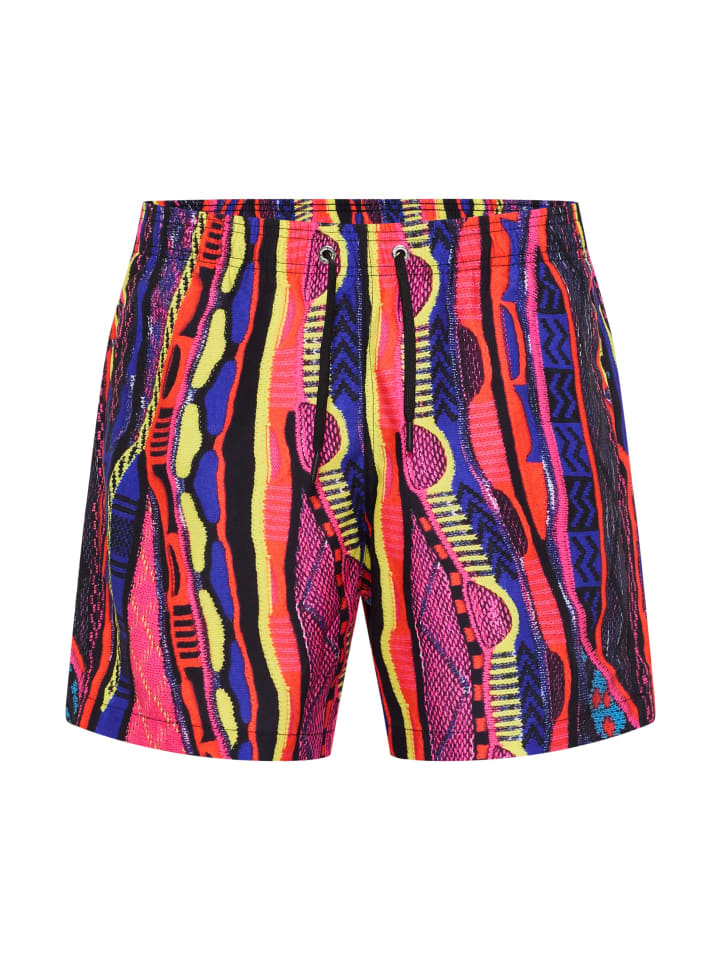 SwimmingTrunks DeLuca in Navy / Pink