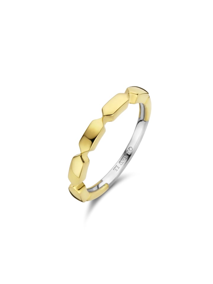 Ring "bicolor vergoldet 12315SY" in Silber