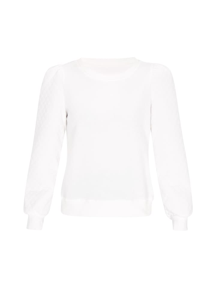 Women Sweatshirt in White