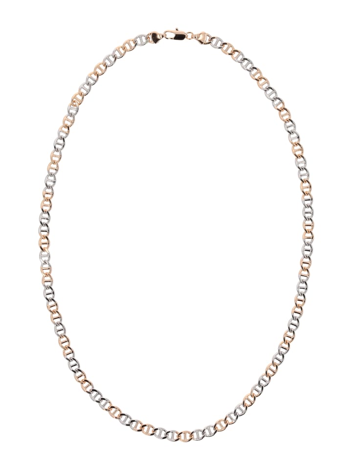 Women Chain Necklace in Rose Gold Silver