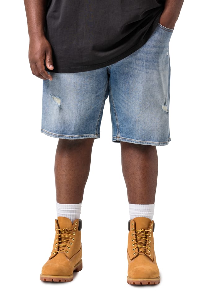 Lange Sweathose in denimblau