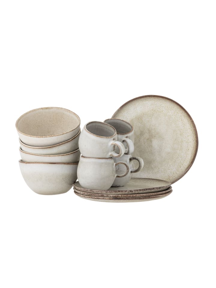 Sandrine Frühstück Set aus Geschirr-Set in beige