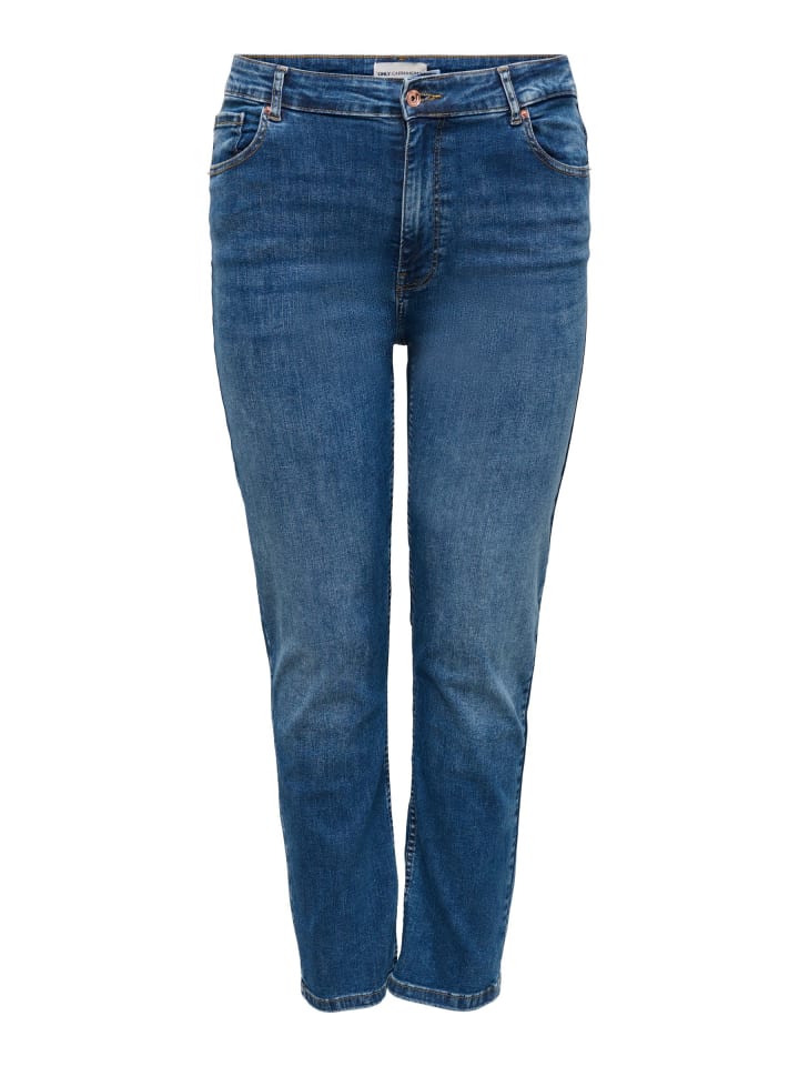 Slim Fit Jeans in Medium Blue Denim