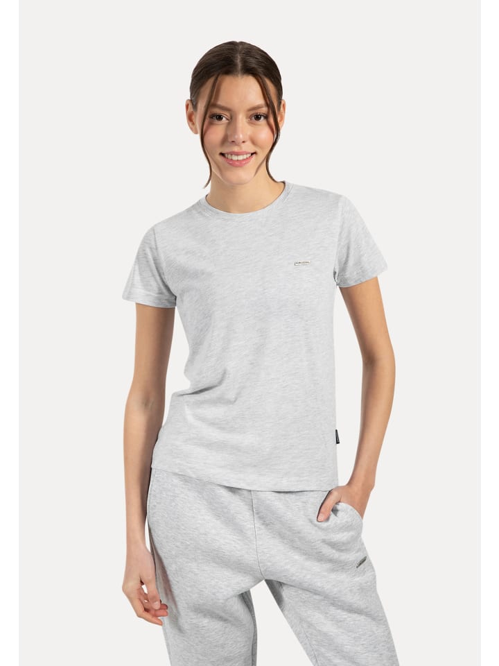 T-Shirt Laurena in Grau Melange