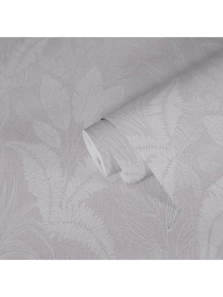 Tapete Botanical Whisper in Rosé-Silber