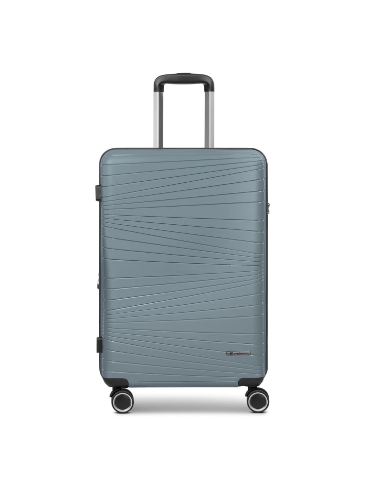 Dallas 3.0 4 Rollen Trolley M 65 cm mit Dehnfalte grey