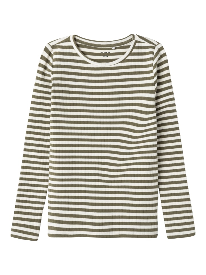 Langarmshirt NKFSURAJA XSL LS TOP in deep lichen green