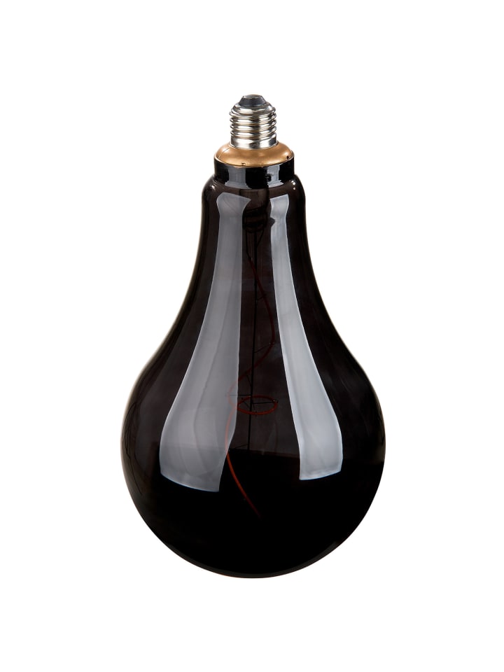 Glühbirne "Bulb" in Schwarz - H. 30 cm - D. 18 cm