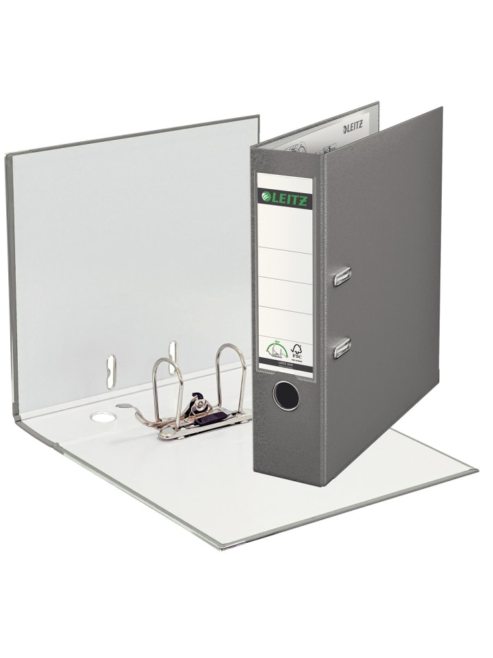 Ordner A4 PP 180Grad 80mm grau